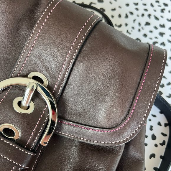 Coach Soho Mini Leather Backpack - Picture 3 of 9